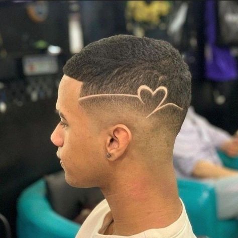 Heart Hair Designs Men, Boys Haircut With Design On Side, Hair Tattoo Men, Hair Designs For Boys, Boys Haircuts With Designs, Hair Tattoo Designs, Undercut Hair Designs, Haircut Designs For Men, Fade Haircut Designs