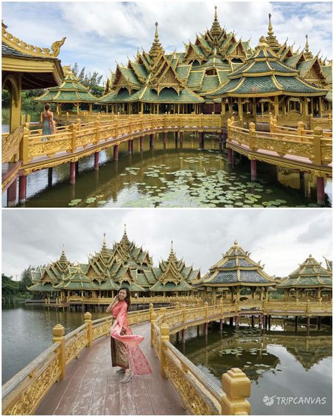 Do you love taking photos and exploring new places? If yes, then I strongly encourage you to visit Ancient City and Erawan Museum – only 30mins drive from central Bangkok!. ... Read More The post 13 incredible things to see at Ancient City & Erawan Museum including temples, palaces and traditional floating markets appeared first on TripCanvas Thailand. Ancient City Bangkok Thailand, Erawan Museum Bangkok Thailand, Ancient City Thailand, Ancient City Bangkok, Erawan Museum, Thailand Floating Market, Thailand Temples, Thai Architecture, Outdoor Museum