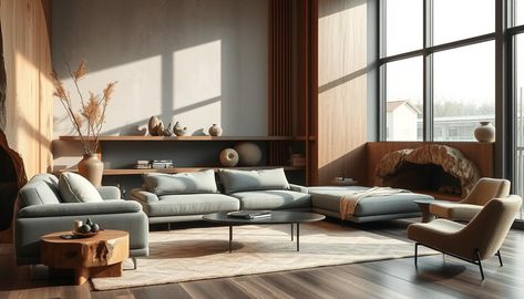 20 Low Grey Couch Living Room Decor Ideas - WorkFleek Grey Couch Living Room Decor, Monochromatic Living Room, Neutral Couch, Dark Gray Sofa, Monochromatic Room, Grey Couch, Grey Couch Living Room, Dark Grey Walls, Couch Living Room