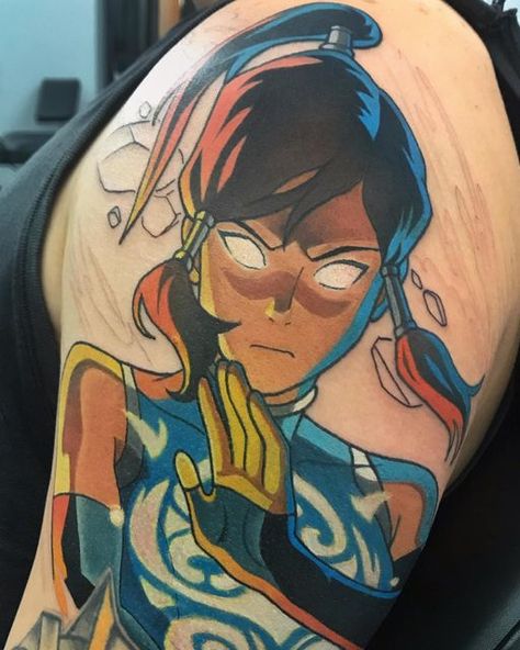 ᴘᴀᴜʟɪɴʜᴏ ᴅᴇ ᴅᴇᴜs - ᴛᴀᴛᴛᴏᴏᴀʀᴛɪsᴛ on Instagram: "Korra - primeira parte finalizada #tattoo #tattookorra #korra #korratattoo #anime_tattoosz #anime #animeedits #fanart" The Legend Of Korra Tattoo, Korra Tattoos, Avatar Korra Tattoo, Legend Of Korra Tattoo, Bolin Legend Of Korra, Anime Tats, Korea Tattoo, Avatar Tattoo, Avatar Korra