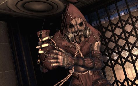 Batman Arkham Asylum | Scarecrow (Batman: Arkham Asylum) - Batman Wiki Batman Arkham Asylum Scarecrow, Arkham Knight Scarecrow, Batman Arkham Games, Scarecrow Batman, Arkham Games, Batman Arkham Asylum, Jonathan Crane, Batman Arkham City, Evil Villains