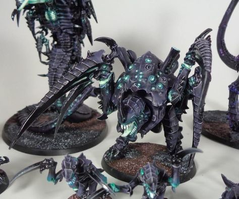 Warhammer 40k Tyranids, The Leviathan, Warhammer 40k Figures, Warhammer Figures, Warhammer Paint, Darkest Dungeon, Alien Design, Warhammer Models, Warhammer Art