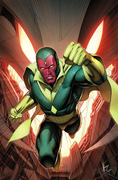 Exclusive First Look: VISION #8 - Comic Vine Vision Comic, Marvel Vision, The Lone Ranger, Marvel Posters, Poster Minimalist, Marvel Comics Art, Trends International, Green Lantern, Comic Book Characters