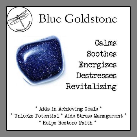 Blue Goldstone Meaning, Crystal Dictionary, Goldstone Meaning, Black Stone Pendant, Blue Sunstone, Stone Meanings, Blue Sandstone, Crystals Healing Properties, Spiritual Crystals