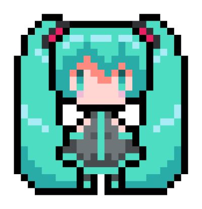 Miku Pixel Art, Blueberry Girl, Diy Kandi Bracelets, Diy Kandi, Hama Beads Patterns, Poster Stickers, Perler Patterns, Alpha Patterns, Hama Beads