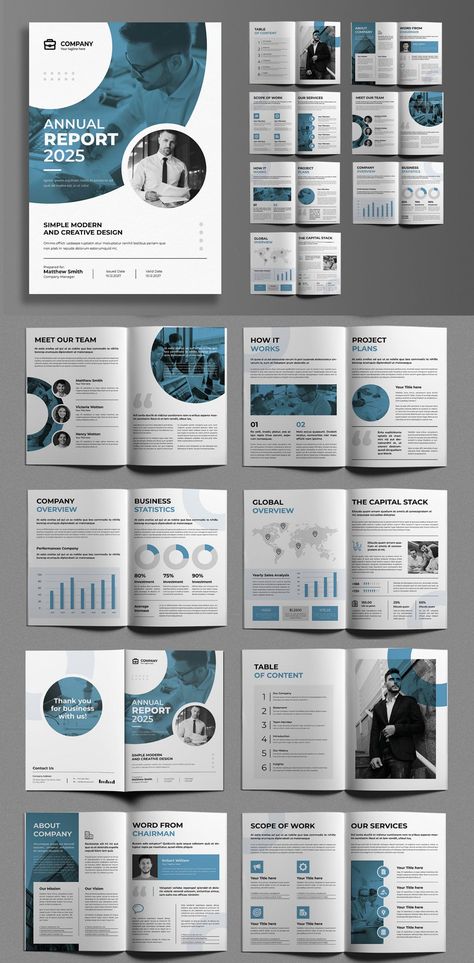 Company Annual Report Layout Visual Report Design, Company Annual Report Design, Annual Report Financials Design, Report Template Design Layout, Business Booklet Design, Design Report Layout, Templets Design Layout, Impact Report Design Layout, Magazine Layout Design Creative Aesthetic