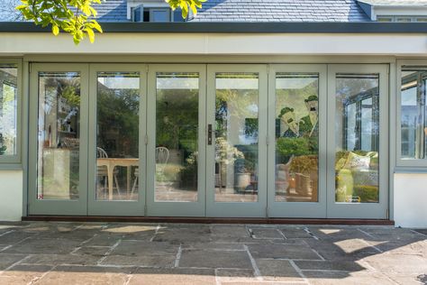 Timber Bifold Doors | Nathan McCarter Joinery Timber Bifold Doors, External Bifold Doors, Wooden Bifold Doors, Flush Hinges, Class And Elegance, Timber Door, Ral Colours, Elements Of Style, Door Color