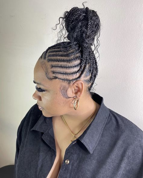 Cornrow Updo, Black Hairstyle, Braided Hairstyles For Black Women Cornrows, Feed In Braids Hairstyles, Box Braids Hairstyles For Black Women, Cute Braided Hairstyles, Braided Cornrow Hairstyles, Braids Hairstyles Pictures, Quick Braided Hairstyles