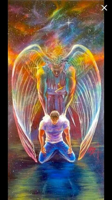 Ge Aldrig Upp, Prophetic Painting, Worship Art, Logam Mulia, Spiritual Paintings, Angel Artwork, Angel Images, Angel Warrior, Prophetic Art