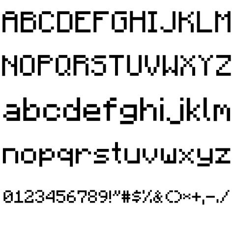 MINECRAFT REGULAR FONT Minecraft Font, Make Sure, Pixel Art, Are You The One, Minecraft