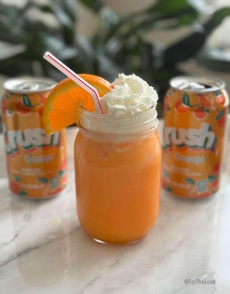 Orange Creamsicle Mixed Drink, Orange Creamsicle Vodka Drink Recipe, Orange Creamsicle Soda, Crush Drink, Fanta Orange Drink, Orange Creamsicle Drink, Creamsicle Drink, Orange Crush Soda, Crush Soda