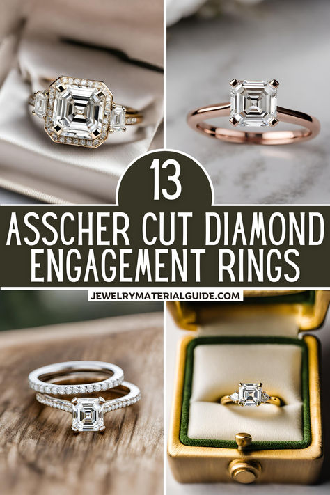 Dive into our collection of 13 breathtaking Asscher cut diamond engagement rings. Whether you prefer a sleek modern design or a touch of vintage charm, we have something to captivate every taste. 
Click to explore the perfect ring that awaits to symbolize your love. Asher Cut Diamond Engagement Ring, Asher Cut Engagement Ring, Asher Cut Diamond, Asscher Cut Engagement Ring, Asscher Cut Diamond Engagement Ring, Asscher Cut Diamond Ring, Asscher Engagement Ring, Asscher Cut Engagement Rings, Asscher Cut Ring