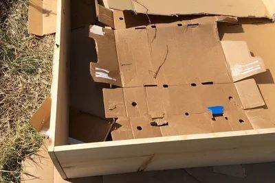 Cardboard In Garden, Using Cardboard In The Garden, Raised Container Garden, Big Planters, Garden Boxes Raised, Raised Planter Boxes, Cardboard Box Crafts, Wood Planter Box, Garden Steps