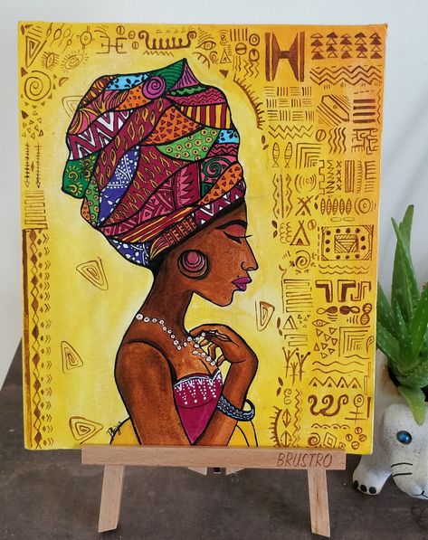 African Trible women African Folk Art, Africa Art Design, Africa Art, Folk Art, Visual Art, Art Design, Art Painting, Design, Art