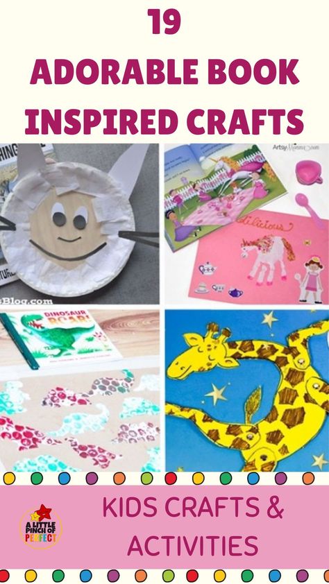 We love book themed crafts and activities so I am so thrilled about today’s post because it is filled with the cutest ideas including Chicka Chicka Boom Boom, The Rainbow Fish, The Hungry Caterpillar, Pinkalicious Pete the Cat, and more… ! Indoor Kids Crafts, Book Themed Crafts, Best Toddler Books, The Rainbow Fish, The Hungry Caterpillar, Paint Crafts, Chicka Chicka Boom Boom, Chicka Chicka, Indoor Kids