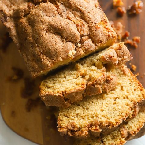 Apple Cider Bread Apple Cider Loaf Cake, Apple Cider Bread Recipes, Recipes With Apple Cider, Apple Cider Bread, Breakfast Quiche Muffins, Cider Bread, No Carb Bread, Breakfast Loaf, Best Apple Cider