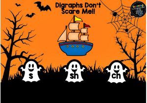 Boom Cards - Digraphs Don't scare me! Hand Fonts, Cards Halloween, Boom Cards, The Ghost, I Am Scared, Task Cards, Rainy Day, Authors, Ghost