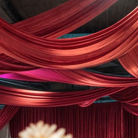 A Burgandy Affair Photography @honeymoon.ae Lighting @_proliteme_ Flowers @chateauflowers.ae #luxurywedding #weddingflowers #dubaiwedding #royalwedding Red Flower Installation, Chinese Lantern Installation, Dubai Wedding, Diy Backdrop, July 12, Royal Wedding, Luxury Wedding, Cartier, Wedding Events