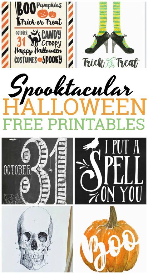 Celebrate the day of ghosts and goblins with these spooktacular Halloween free printables with witches, skulls, pumpkins and more. Cannoli Bites, Halloween Free Printables, Halloween Wine Bottle Labels, Halloween Labels Printable, Printable Halloween Decorations, Halloween Ephemera, Ghosts And Goblins, Scrapbook Fonts, Free Printable Halloween