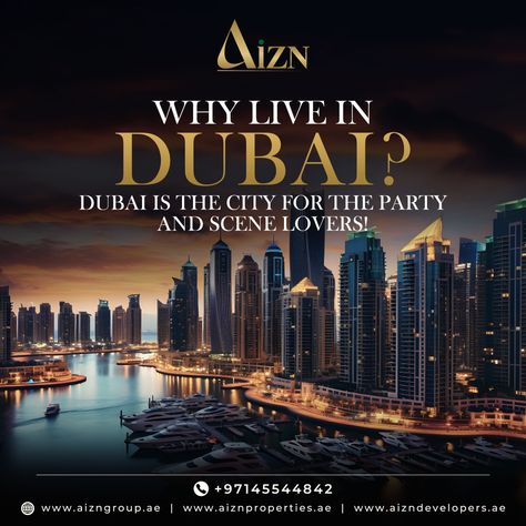 Dubai is the best place to be for fun-seekers!   🌐 Website: www.aiznproperties.ae 📧 Mail: info@aiznproperties.ae 📱Phone: +971 4 554 4842  #DubaiLuxury #ForestRetreat #IslandVilla #UltimateLuxury #InfinityPoolGoals #ExclusiveLiving #LuxuryLifestyle #DubaiRealEstate #DreamHome  #AiznProperties #ImmediateMoveIn #PrivateOasis #HollywoodLiving Fb Banner, Living In Dubai, Island Villa, Dubai Real Estate, Dubai Luxury, Infinity Pool, Blog Entry, In Dubai, Luxury Lifestyle