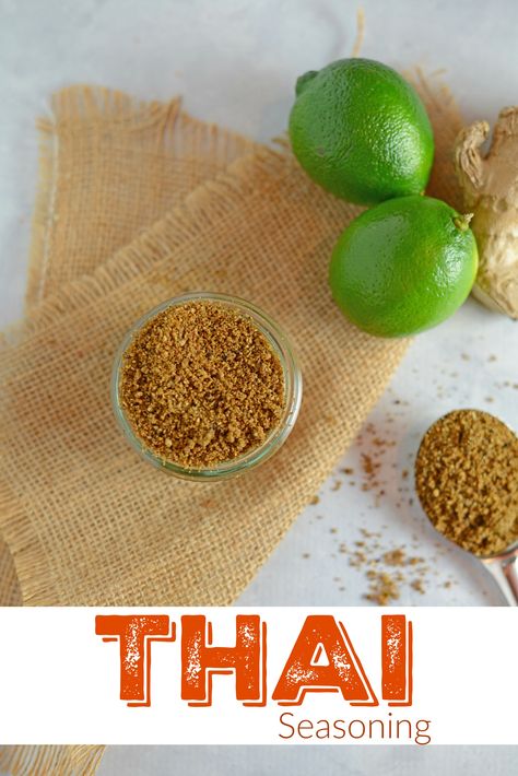 Thai Spice Blend Recipe, Thai Spice Blend, Thai Seasoning Blend, Diy Spice Mix, Thai Seasoning, Thai Spices, Dry Rubs, Homemade Spice Mix, Spiced Drinks