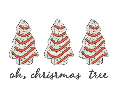 Little Debbie Christmas Tree Svg, Christmas Cake Design, Cake Embroidery, Little Debbie Christmas Tree, Phone Widget, Cake Wallpaper, Christmas Tree Embroidery, Christmas Cake Designs, Little Debbie