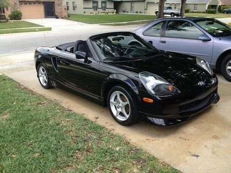 Sell used 2001 Black Toyota MR2 Spyder with Ground Effects in Oviedo, Florida, United States Audi Convertible, Black Toyota, Toyota Mr2 Spyder, Oviedo Florida, Mr2 Spyder, Mr 2, Car Things, Ground Effects, Toyota Mr2