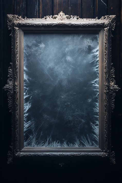 Evil Mirror Aesthetic, Fantasy Mirror Aesthetic, Fantasy Mirror Art, Gothic Mirror Aesthetic, Scrying Mirror Aesthetic, Magic Mirror Art, Hall Of Mirrors Aesthetic, Dark Mirror Aesthetic, Mirror Erised