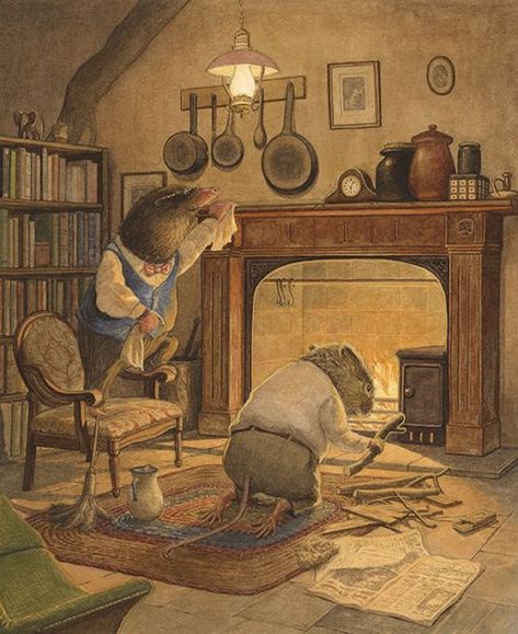 Animal Illustrations by Chris Dunn Wind In The Willows, Storybook Art, Fairytale Art, Childrens Illustrations, Childrens Art, Dream Job, Whimsical Art, Book Illustration, Children Illustration