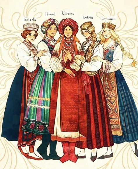 Russian Traditional Dress, Slavic Clothing, Slavic Paganism, Russian Clothing, Slavic Folklore, Ukrainian Clothing, Russian Culture, Ukrainian Art, Kleidung Diy