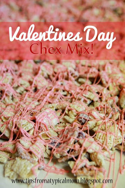 {Valentines Day} Vanilla Cherry Chocolate Chex Mix! White Trash - Tips from a Typical Mom Chocolate Chex Mix, Cherry Party, Chex Mix Recipe, Chocolate Chex, Homemade Truffles, Chex Mix Recipes, Cherry Chocolate, School Treats, Valentines Day Food