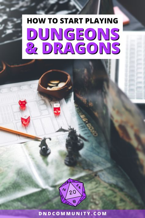 Want to start playing Dungeons & Dragons? It might seem intimidating, but here are some tips to help you start playing D&D based on my experience as a new player. Dungeons And Dragons For Beginners, Dnd Tips For Beginners, How To Play Dnd, Dungeons And Dragons Books, Roll For Initiative, D&d Online, Teen Library, D And D, Dragon 2