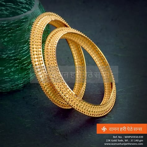 Gold Bangles Design Bridal, Tode Bangles Gold, Bangles Design Gold, Gold Jewellery Collection, Jewellery Traditional, Gold Temple Jewellery, Set Rings, Gold Bangle Set, Bangles Gold