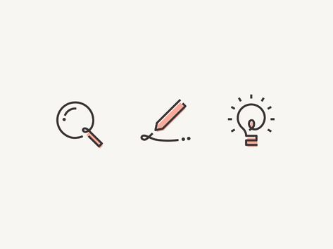 Icons for my portfolio web site by Hinako on Dribbble Site Icon, Professional Icon, School Icon, Text Animation, Portfolio Layout, Web Icons, Motion Graphics Animation, My Portfolio, Cool Animations