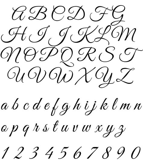 alfabeto per tatuaggi Script Fonts Alphabet, Cursive Fonts Alphabet, Fancy Cursive Fonts, Cursive Letters Alphabet, Hand Lettering Alphabet Fonts, Font Love, Fonts Handwriting Alphabet, Lettering Styles Alphabet, Gothic Lettering