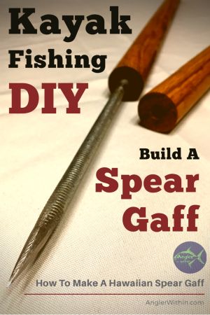 How To Build A Hawaiian Spear Gaff  #Kayak #Fishing #SpearGaff #BTB #SaltwaterFishing #kayakfishing #fishinggearandaccessories #fishingtips #fishingboataccessories Fishing Spear Diy, Diy Spear, Boat Modifications, Fishing Boat Accessories, Camping Hack, Kayak Fishing Diy, Fishing Spears, Fire Work, Kayak Fishing Tips