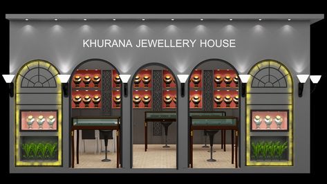 JEWELLERY STALL DESIGN on Behance Jewellery Stall Design, Jewellery Exhibition Stall Design, Jewellery Stall, Wedding Show Booth, Jewelry Store Interior, Shoe Store Design, Exhibition Stall Design, Stall Design, Jewellery Shop Design