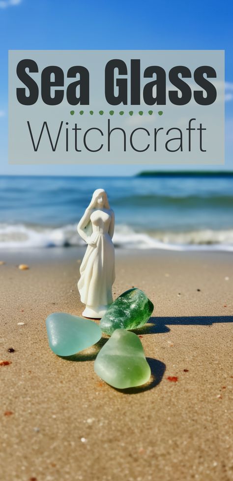 Sea Water Magic, Ocean Water Uses Witchcraft, Sea Glass Witchcraft, Sea Witch House, Ocean Magic, Sea Witch Spells, Sea Magic, Sea Witch Aesthetic, Water Magic