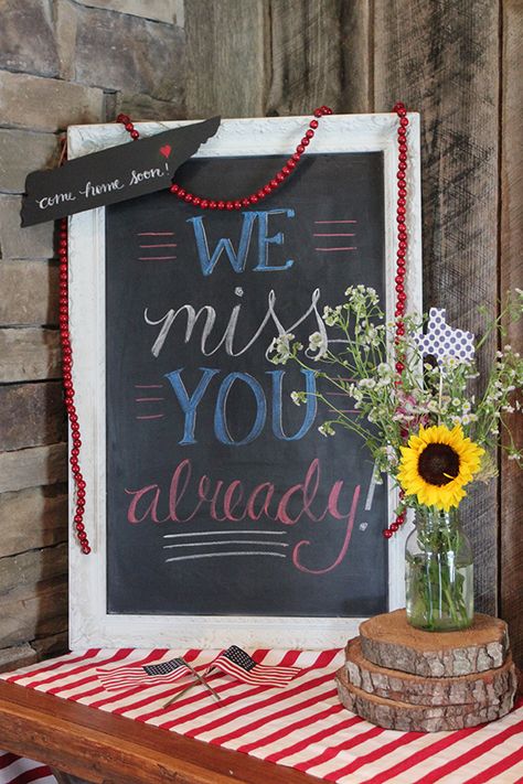 A Going Away to Texas Party {a.k.a. That Party I Never Wanted to Plan} | Less Than Perfect Life of Bliss | home, diy, travel, parties, family, faith Farewell Party Ideas, Military Send Off Party Ideas, Aka Party, Farewell Party Decorations, Deployment Party, Texas Party, Leaving Party, Bon Voyage Party, Goodbye Party