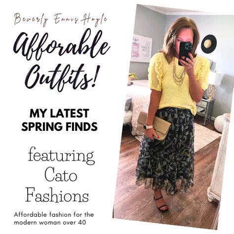 Cato Fashion Outfits, Beverly Ennis Hoyle, B And B, Cato Fashion, Puff Sleeve Sweater, She Is Clothed, Boho Style Dresses, Easter Outfit, Hey Girl