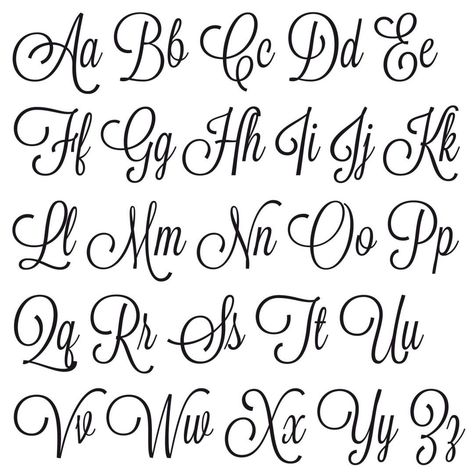 Cute Abc Fonts, Nice Handwriting Alphabet, Beautiful Writing Styles, Fancy Alphabet Letters, Pretty Fonts Alphabet, Cursive Letters Font, Fancy Fonts Alphabet, Cursive Fonts Alphabet, Cute Lettering