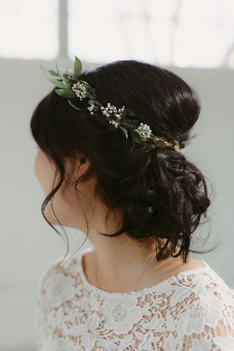 Small Flower Crown Wedding, Minimalist Flower Crown Wedding, Floral Crowns Wedding, Minimalist Flower Crown, Greenery Flower Crown, Minimal Flower Crown, Bridesmaids Flower Crown, Simple Flower Crown Wedding, Small Flower Crown