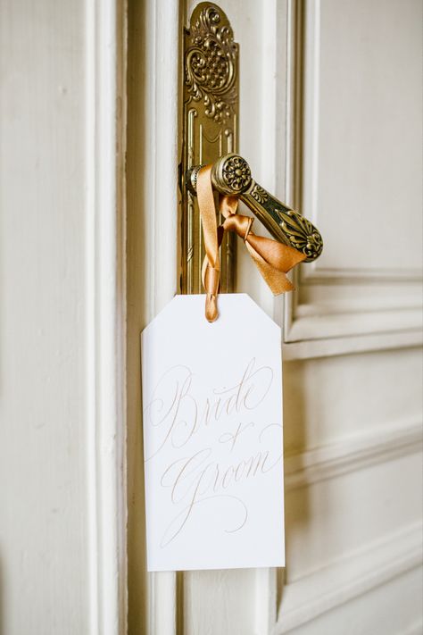 Door Name Tags, Door Name, Door Bow, Wedding Doors, Theme Inspiration, Wedding Theme Inspiration, Door Tags, Chateau Wedding, Champagne Wedding