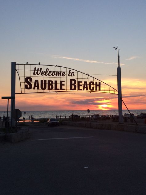 Sauble Beach sunset!... World-class, free every night :) Sauble Beach, Sunset Beach Aesthetic Wallpaper Laptop, Sunset Dinner Beach, The June Motel Sauble Beach, Watching Sunset On Beach, Travel Wishlist, Beach Sunset, Dream Life, Favorite Places