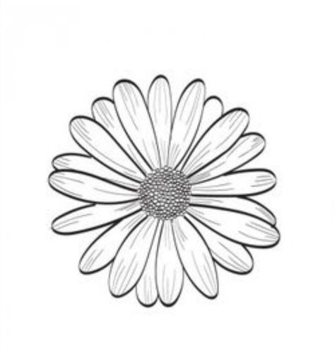 Daisy Flash Tattoo, Daisy Fine Line Tattoo, Daisy Mandala, Pakistani Bridal Jewelry, Daisy Tattoo, Tattoo Templates, Sweet Tattoos, Tattoo Desings, Minimalist Tattoos