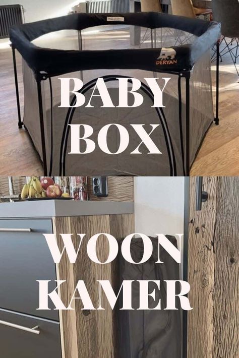 Gemakkelijke baby box voor in de woonkamer die je zo inklapt en weer uitklapt.  De My Play Portable Playpen weegt minder dan 14 kilo en het stort in een buisvorm die klein genoeg is om achter een deur te leunen, in elke kast te schuiven, onder een bed te schuiven of in de kofferbak van een auto te gooien.  Met oefenen kost dat inklap proces slechts enkele seconden en kan met één hand worden voltooid.  #babybox #grondbox #baby Portable Playpen, Baby Box, Baby Toys, Cool Toys, Toys