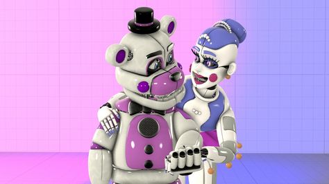 Sister Location Funtime Freddy, Cursed Pictures, Fnaf Ships, Funtime Freddy, Christmas Verses, Best Ship, Fnaf Fanart, Fnaf Sl, Huggy Wuggy