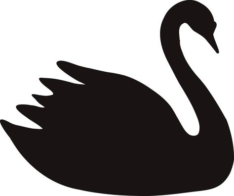 black swan icon. swan logo. royal swan sign. Black Swan Icon, Swan Vector, Swan Icon, The Black Swan, V Black, Swan Logo, Black Swan, The Black, Vector Art