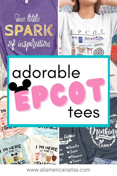 Whether you’re looking for fantastic Epcot shirts to wear to the theme park or you just want to rep your love for this iconic Disney park wherever you go, this is the BEST guide to Epcot T-shirts and funny Epcot shirts. Shirts For Disney, Disney Bachelorette Parties, Cute Disney Shirts, Disney World For Adults, Funny Disney Shirts, Disney Bachelorette, Epcot Shirts, Drinking Around The World, Disney Trip Planning