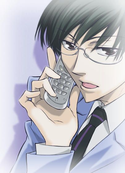 Kyoya Ootori from the Host Club. Kyouya Ootori, Host Club Anime, Ouran Highschool, Ouran Host Club, School Clubs, Ouran High School Host Club, High School Host Club, Host Club, Awesome Anime